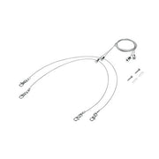LTS Licht&Leuchten - Mechanisches Zubehör/Ersatzteile für Leuchten Drahtseil-Set 2-fach FYR-Z 104.0600-0625 1.5 m