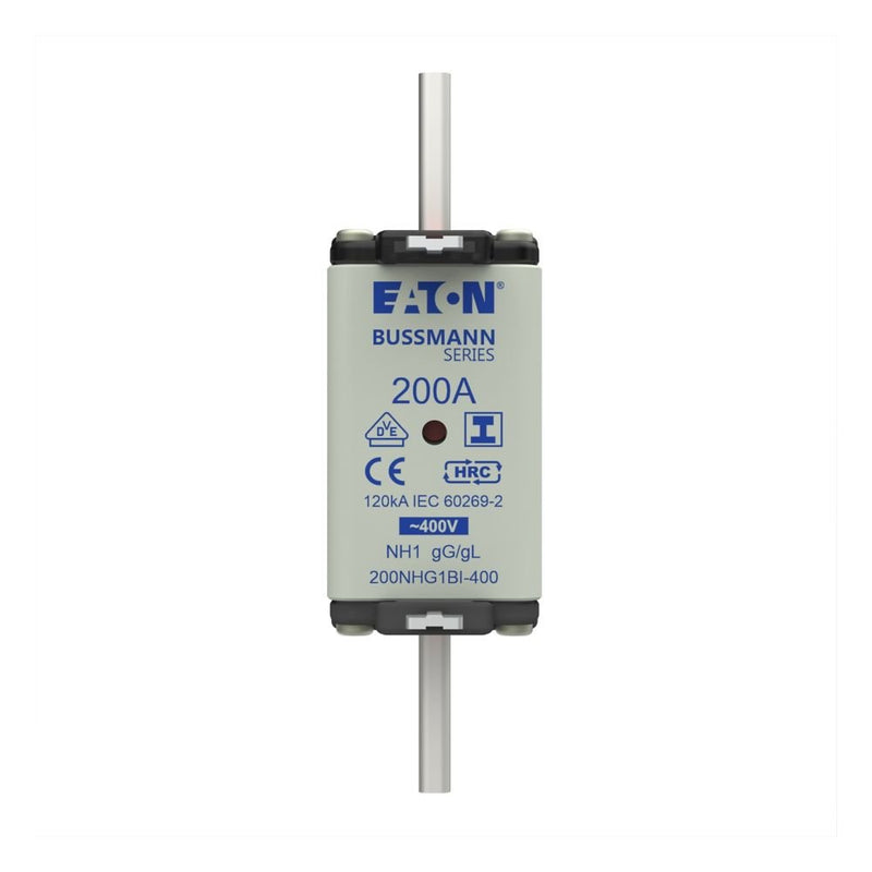 Eaton - Messersicherung Sicherungseinsatz Nieders. 200NHG1BI-400 200A AC 400V 120kA − 3 Stück