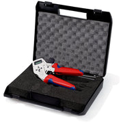 Knipex - Presswerkzeug Kabelschuhe/Verbinder, Aderendhülsen, Schirmanschluss Vierdornpresszange 97 52 63 DG 195mm