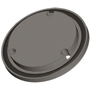 Bernstein - Komponente für die Aufstellung/Anreihtechnik (Schaltschrank) Endkappe CS-480B.fl RAL900A für Tragrohr CS-4