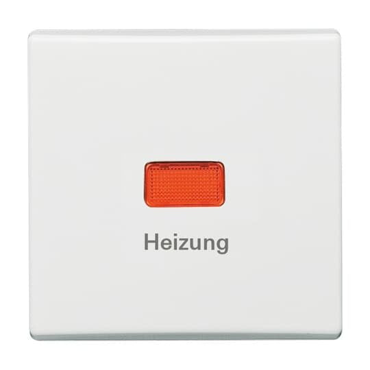 Busch-Jaeger - Abdeckung/Bedienelement für Installationsschalterprogramme Wippe aws 2102 H-34 Heizung-Notschalter