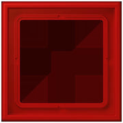 Jung - Abdeckrahmen Rahmen 1-fach LC 981 227 rouge vermillon 31