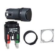 Schneider Electric - Drucktaster, Komplettgerät Drucktaster, schwarz XB6AA25B o. Rastung, 1S+1Ö − 1 Stück