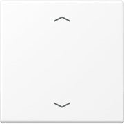 Jung - Abdeckung/Bedienelement für Installationsschalterprogramme Wippe mit Pfeilsymbolen A 101 P BF WWM schneeweiß matt