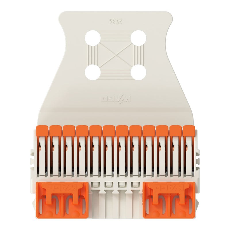WAGO - Kabelsteckverbinder für Leiterplattensteckverbinder 1-Leiter-Federleiste,Hebel 27341112329000336000 PushinCAGECLAMP,lgr − 25 Stück