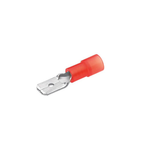 Cimco Werkzeuge - Rund-/Flachsteckverbindung Flachstecker 180290 0,5-1mm rot − 100 Stück
