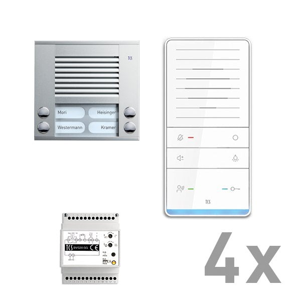 TCS Tür Control - Türsprech-Set audio:pack PES04 ISW5031 PAAF042/001 4Tasten AP