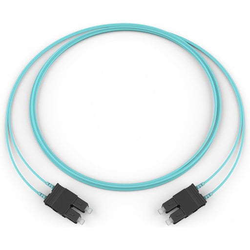 Corning - Patchkabel LWL Rangierkab. 2m SCD-SCD F575702T2Z18002M aqua, Duplex, OM3