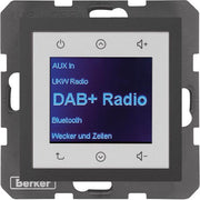 Berker - Elektronik-Gerät für Installationsschalterprogramme Radio DAB+, B.x anth. 29841606
