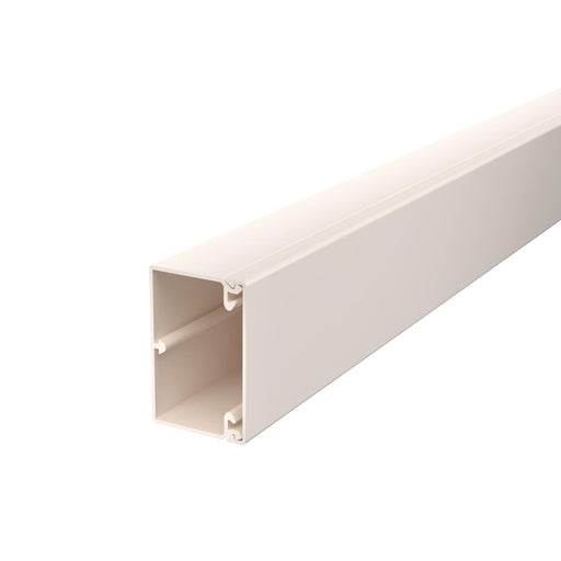 OBO Bettermann - Leitungsführungskanal Wand+Deckenkanal m.Obert. WDK40060CW 40x60mm,PVC − 2 Meter