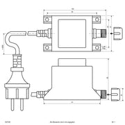 EVN Lichttechnik - Trafo für NV-Lichtsystem/NV-Halogenlampe Trafo ABT 036 36W IP44