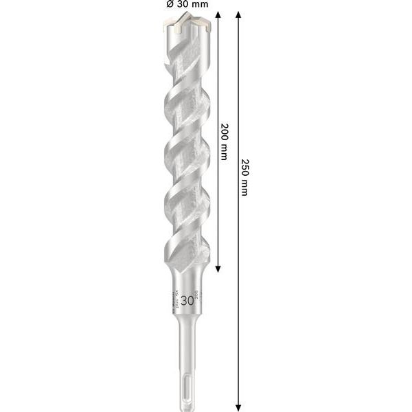 Bosch - Bohrer PRO SDS plus-5X 2608707243 Hammerbohrer 30 x