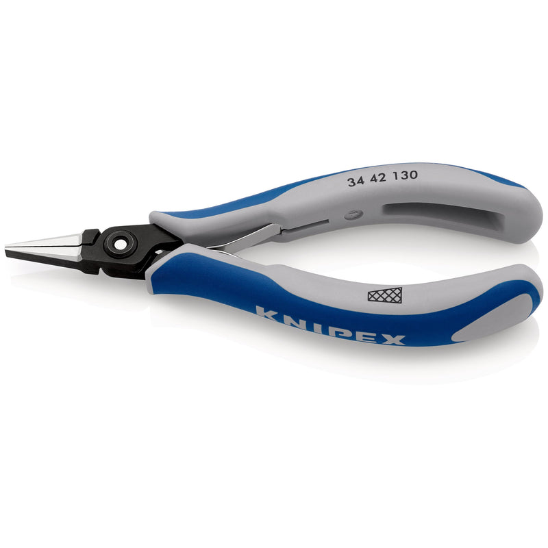 Knipex - Flachzange Präz.-Elektron.-Greifzange 34 42 130 130mm