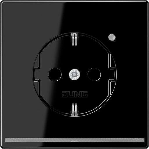 Jung - Steckdose SCHUKO-Steckdose 16A 250V LS 1520-O SW LNW LED-Orient.licht ws