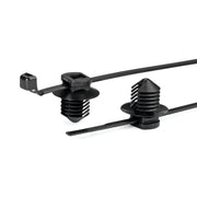 HellermannTyton - Kabelbinder Befestigungsbinder 156-01233(500) 150x3,3 mm, 2tlg.sch − 500 Stück