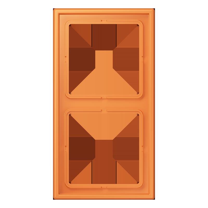 Jung - Abdeckrahmen Rahmen 2-fach LC 982 225 orange clair