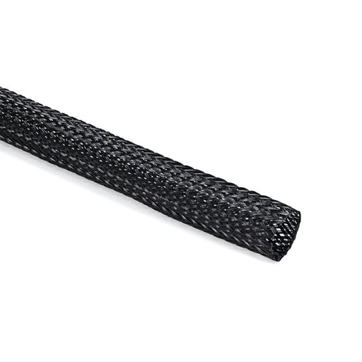 HellermannTyton - Hohlgeflechtschlauch Polyester Geflechtschlauch HEGPL03-PET-BK(1000) schwarz − 1000 Meter