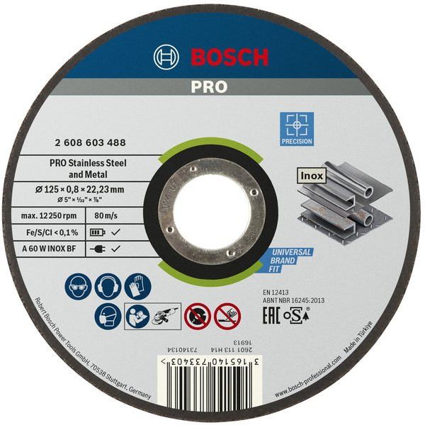 Bosch - Trenn-/Schleifscheibe PRO Stainless Steel and 2608603488 Metal Gebundene