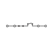WAGO - Trenn- und Messtrenn-Reihenklemme 4-Leiter-Trenn-u.Messklem. 2002-1871/401-000 Prüfmöglichkeit,grau − 50 Stück
