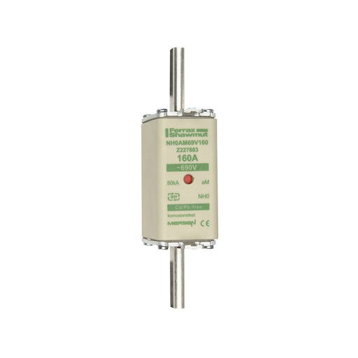 Mersen - Messersicherung Sicherungseinsatz NH aM NH0AM69V160 Gr.0 160A sfü KM − 3 Stück