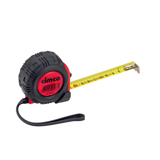 Cimco Werkzeuge - Maßband Bandmaß 5m 210105 schwarz/rot