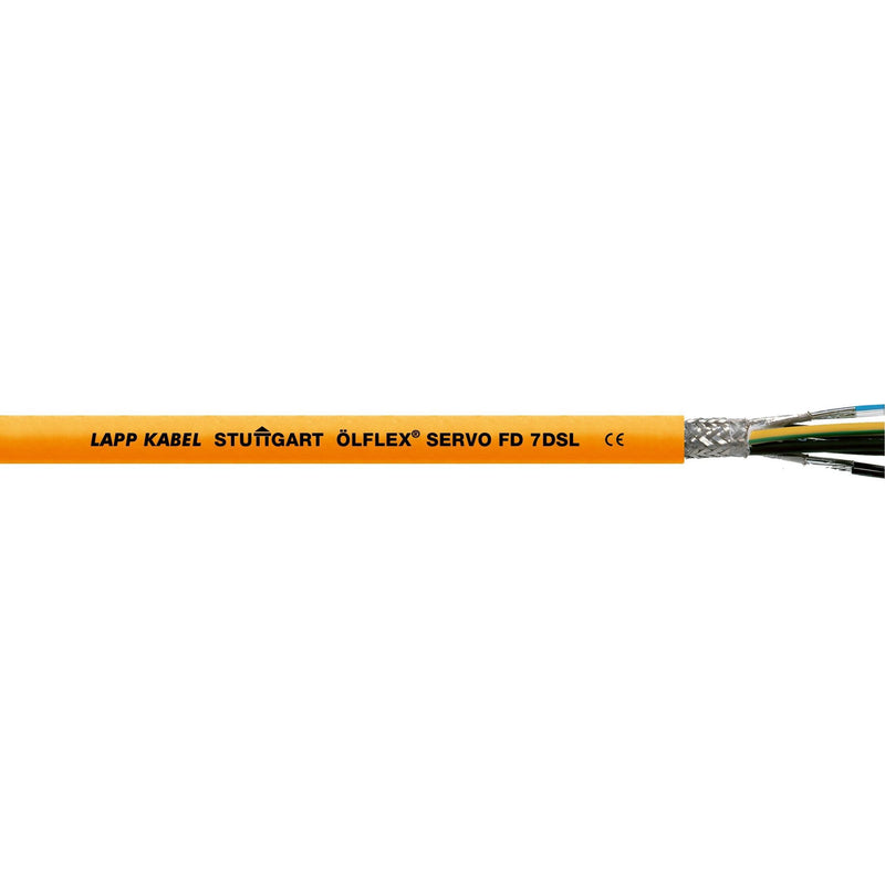 Lapp Kabel&Leitung - Energiekabel < 1 kV, für ortsveränderlichen Einsatz ÖLFLEX SERVO FD 7DSL 1023279 4G2,5+(2x1)+(2x22A)