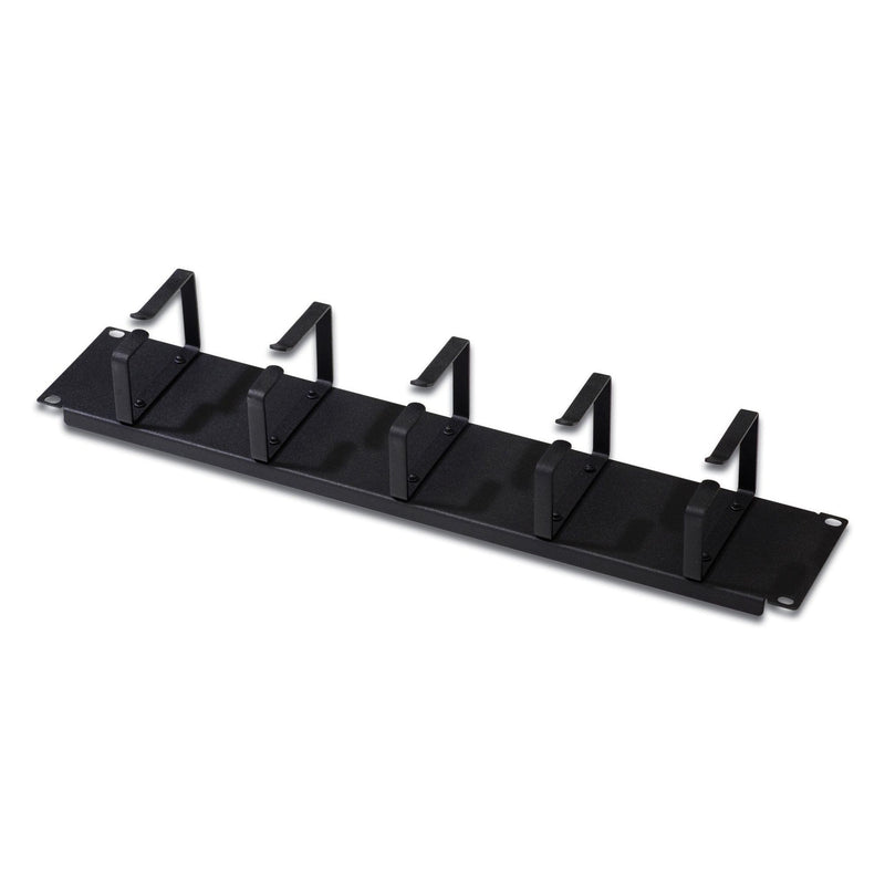 DIGITUS - Kabelführung für Gehäuse/Schränke Kabelrangierpanel DN-19 ORG-2U-SW 2HE,RAL 9005