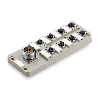 Weidmüller - Passiver Sensor-/Aktor-Verteiler (ohne Leitung) Sensor/Aktor-Passiv-Vert. SAI-8-S 4P M12 12-polig