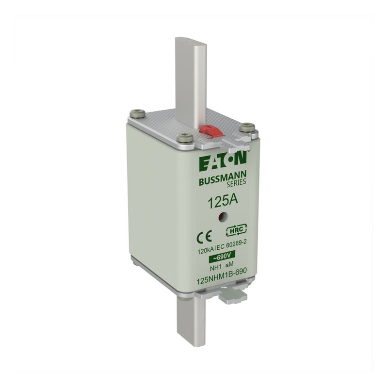 Eaton - Messersicherung Sicherungseinsatz Nieders. 125AMP6#125NHM1B-690 125A AC 690V 120kA − 3 Stück
