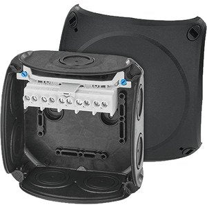 Hensel - Dose, Gehäuse für Montage auf der Wand/Decke Kabelabzweigkasten DK 0606 B 1,5-6 qmm 3phasig − 5 Stück