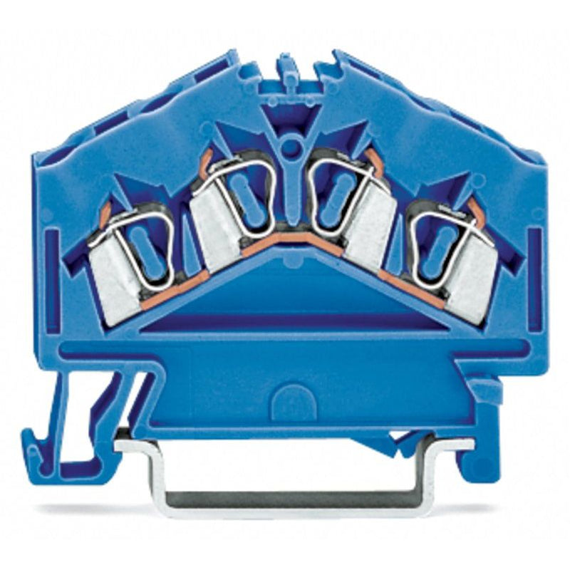WAGO - Durchgangs-Reihenklemme Durchgangsklemme 280-656 bl 0,08-2,5qmm − 100 Stück