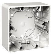 Elso - Aufputzgehäuse für Unterputzgerät Aufputzgehäuse 1-fach 35mm WDE002361 Exxact weiss
