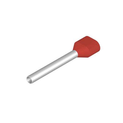 Weidmüller - Aderendhülse Zwilling H1,0/25D ZH R − 500 Stück