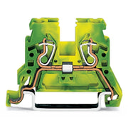 WAGO - Schutzleiter-Reihenklemme Schutzleiterklemme 870-907 0,08-2,5/4mmq gn/ge