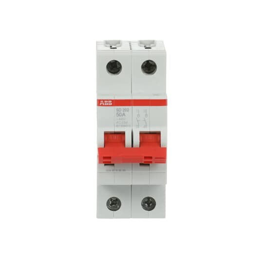 ABB Stotz S&J - Schalter für Reiheneinbau Lasttrennschalter SD202/50 2-polig, 50A