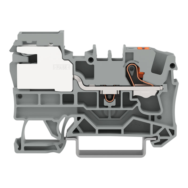 WAGO - Neutralleitertrenn-Reihenklemme Potentialausgleichsklemme 2206-7111 6 mm²,Push − 50 Stück