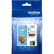 Brother - Verbrauchsmaterial für Telefax/Drucker/MFC Farbtintenset LC-424VAL sw, cyan, mag, ge