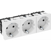 OBO Bettermann - Steckdose 0 Grad, 3-fach STD-D0 RW3 Schutzkontakt