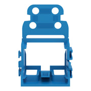 WAGO - Zubehör/Ersatzteile für Klemmen Befestigungsadapter 221-509/000-006 4qmm, blau − 10 Stück