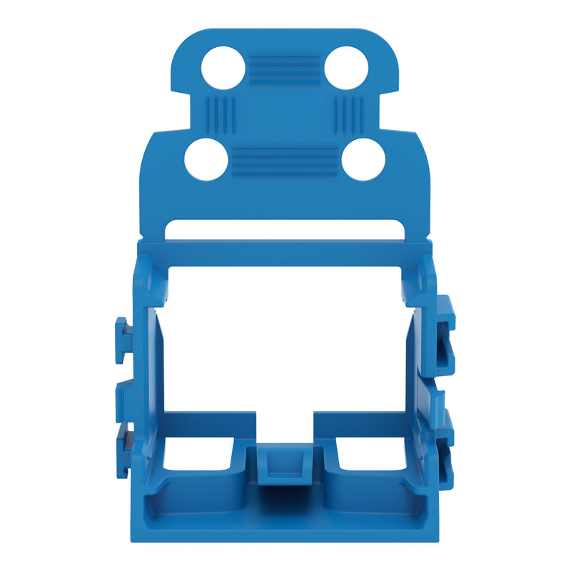 WAGO - Zubehör/Ersatzteile für Klemmen Befestigungsadapter 221-509/000-006 4qmm, blau − 10 Stück