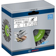 Bosch - Rotierende Drahtbürste PRO Stainless Steel heavy 2608622106 Scheibenbürste 115 x