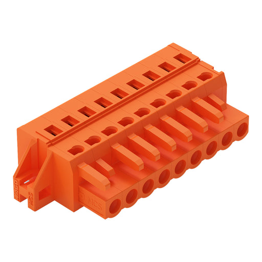 WAGO - Kabelsteckverbinder für Leiterplattensteckverbinder 1-Leiter-Federleiste 231-309/031-000 CAGECLAMP,2,5mm²,or − 25 Stück