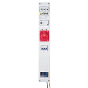 GSAB Elektrotechnik - CEE-Steckdosen-Kombination (IEC 60309) Systemleiste 99.00.022-Z CEE16-Zähler vorber
