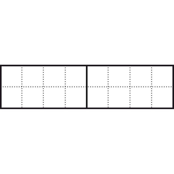 Siedle&amp;Söhne - Funktionsmodul für Türkommunikation Infoschild-Modul ISM 611-8/2-0 W weiß  − 1 Stück
