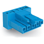 WAGO - Leiterplattensteckverbinder Buchse für Leiterplatten 890-3105/011-000 abgew.,5-polig,blau − 100 Stück