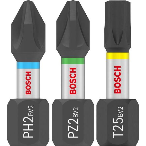 Bosch - Bit-Set PRO Impact Bit Set, 25 mm, 2608521U63VE(25) Display, 10 x 25-tlg − 10 Packung