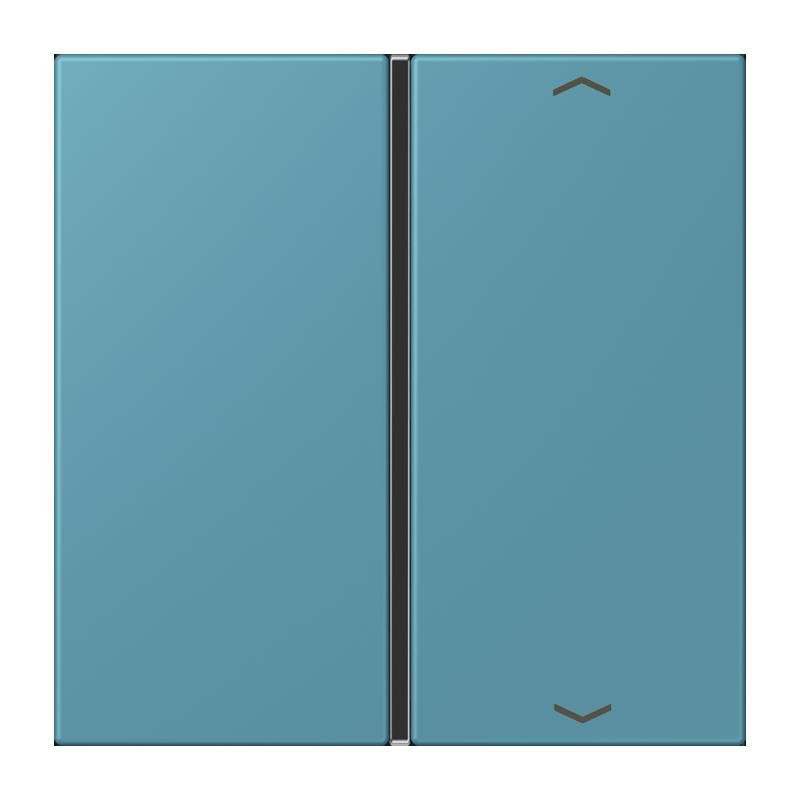 Jung - Abdeckung/Bedienelement für Installationsschalterprogramme Taste 1fach m. Pfeilsymb. LC 401 TSAP 212 ceruleen vif