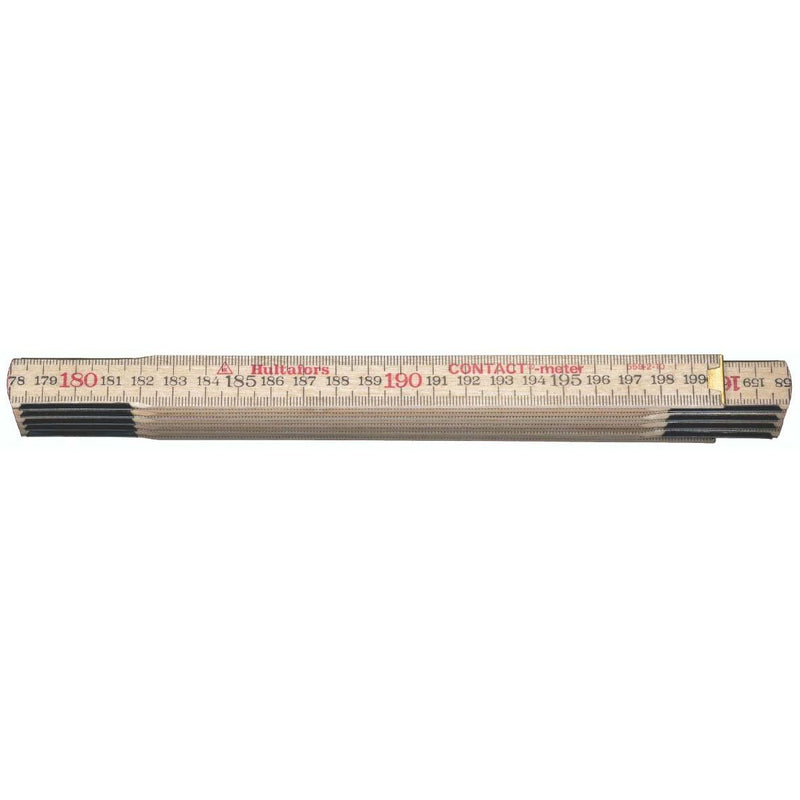 Hultafors - Gliedermaßstab Holzgliedermassstab 559-2-10 -mm- 2m − 10 Stück