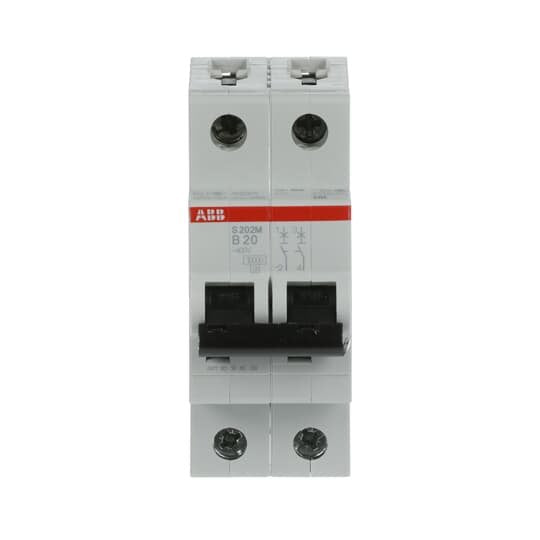 ABB Stotz S&J - Leitungsschutzschalter Sicherungsautomat S202M-B20 10kA 20A B 2p