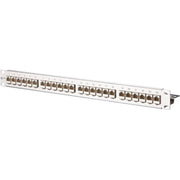 Metz Connect - Patchpanel Kupfer 24-Port Panel E-DAT Modul TN EDATmod-MP24-Edst 1HE Edst bestückt − 1 Stück
